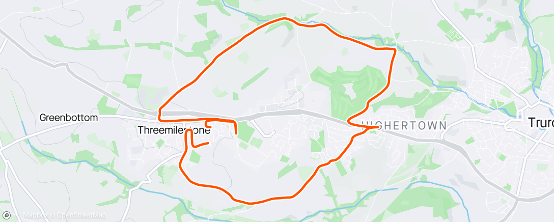 Mappa dell'attività Fartlek 50'