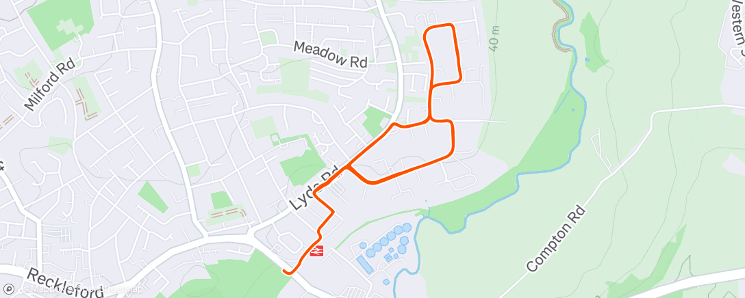 Map of the activity, Easy 30