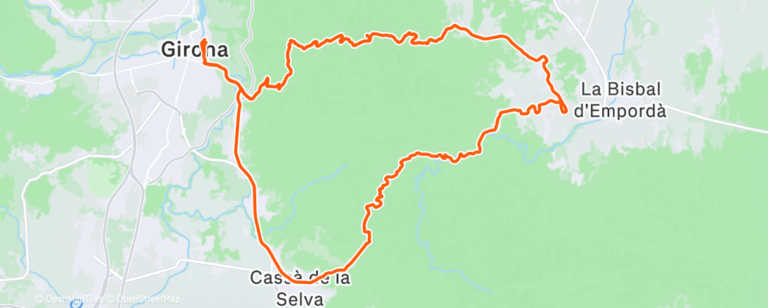 Map of the activity, Morning Ride