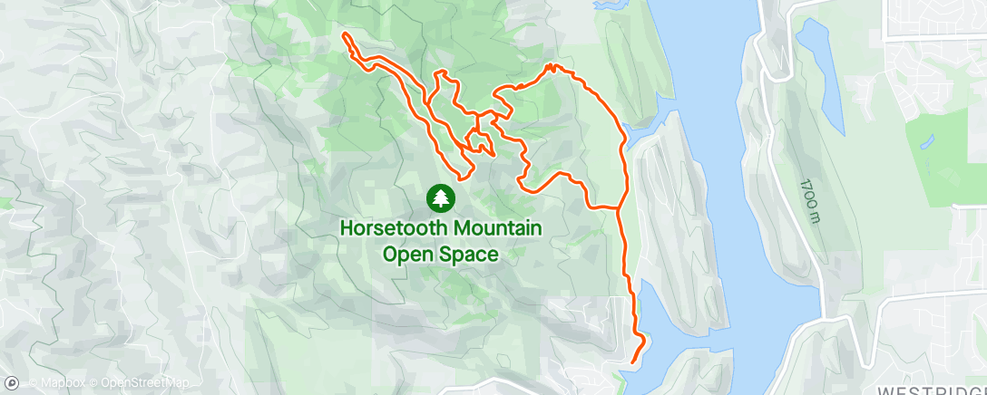 Mapa de la actividad (First time on trail since October, felt goodie)