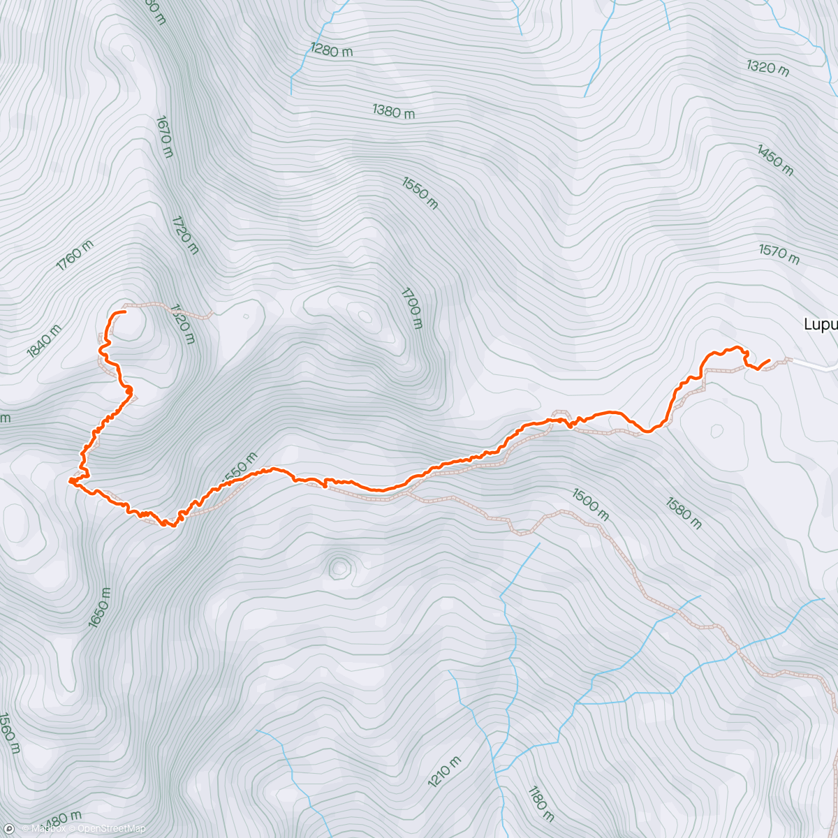 Map of the activity, Carrot Peak, Mt. Tenglawan, Brgy Bakun, Benguet