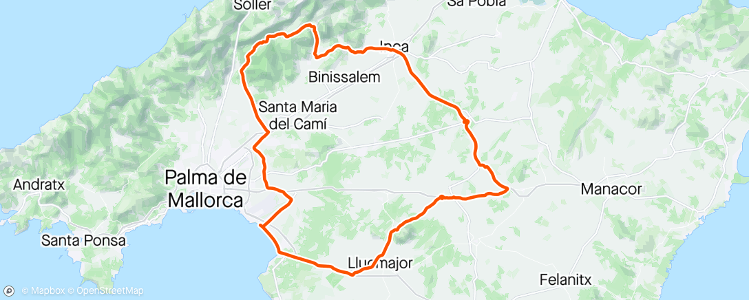 Map of the activity, Morning Ride 🌞