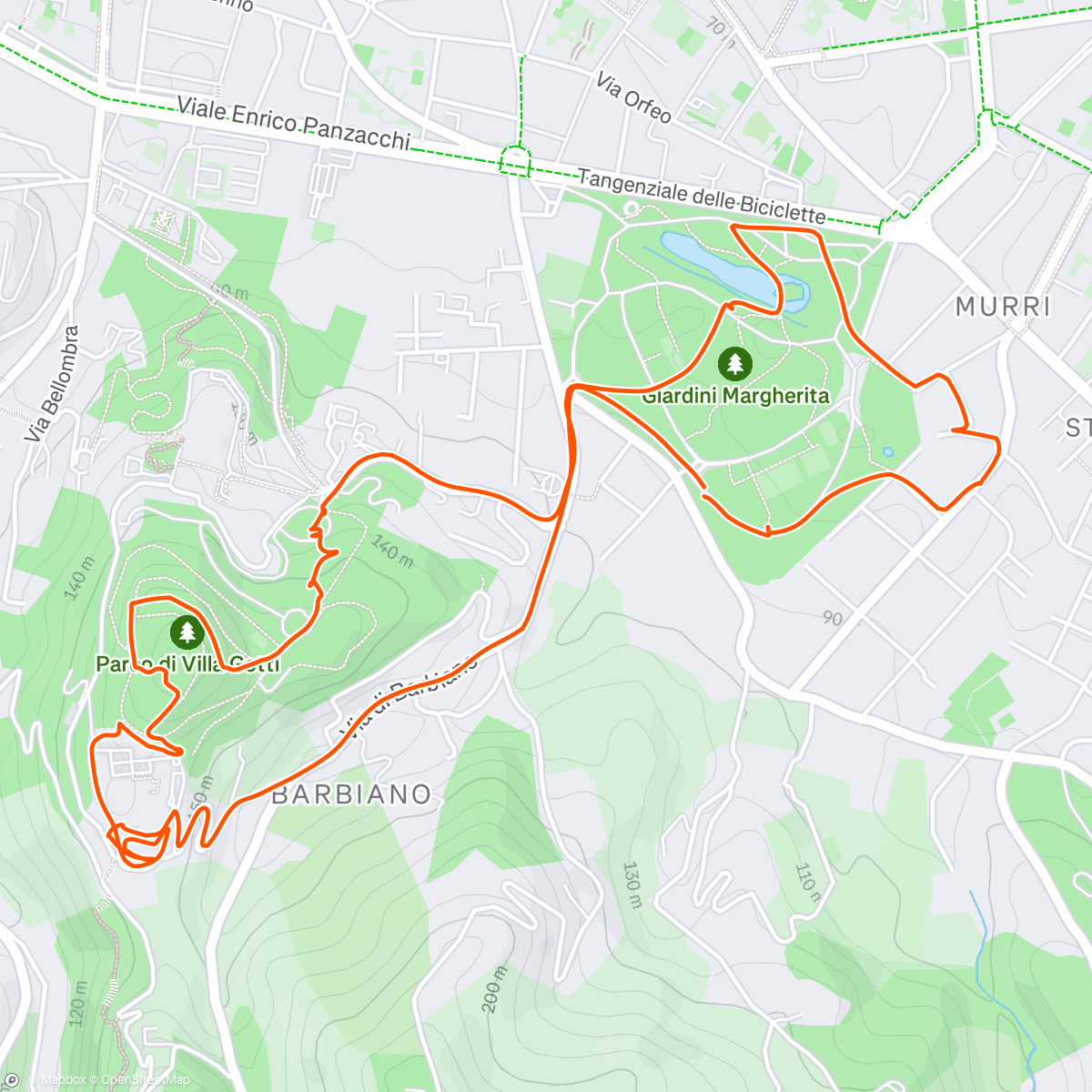 Map of the activity, Controllo e posa JoNotte 🌧🦉🦔