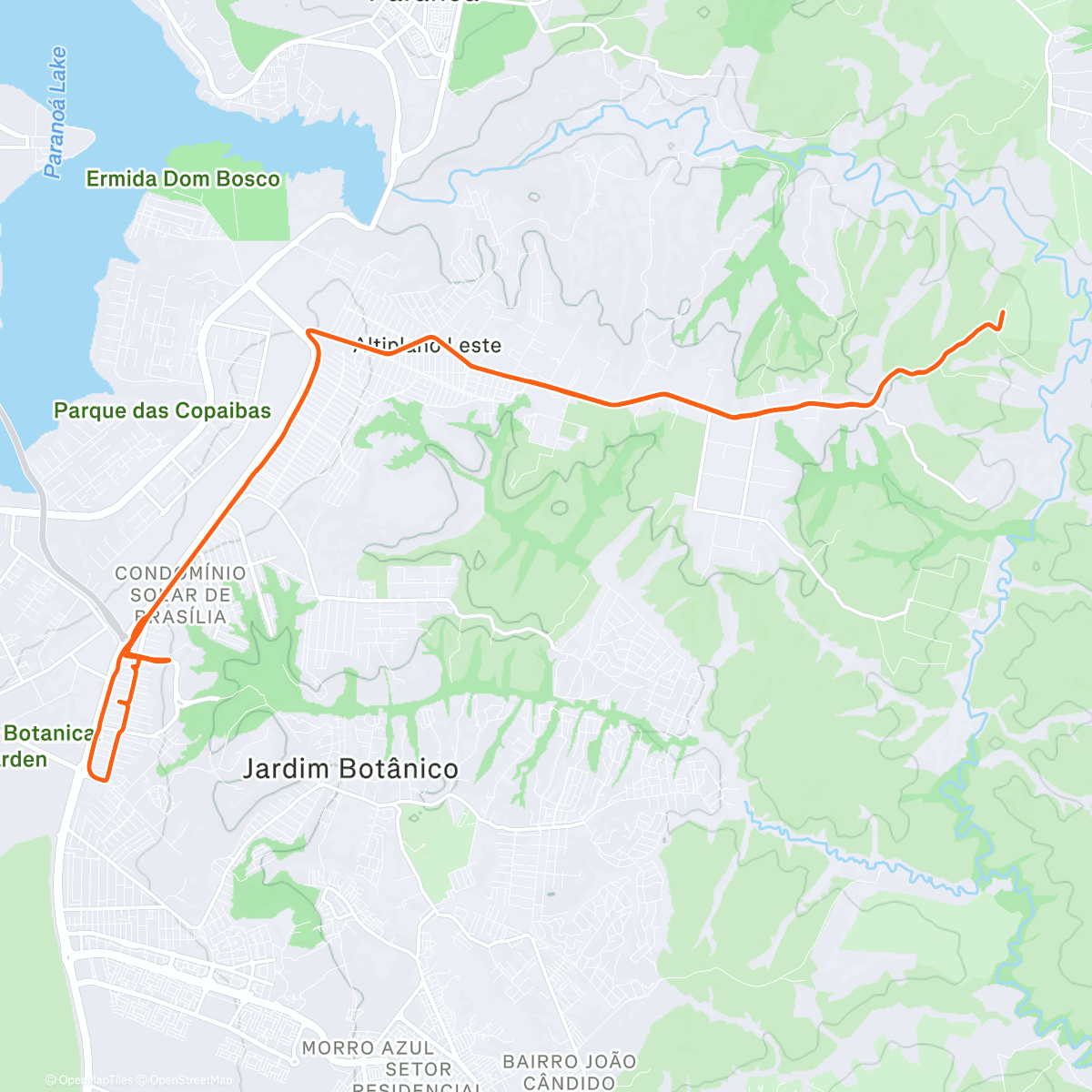 Map of the activity, Furnas