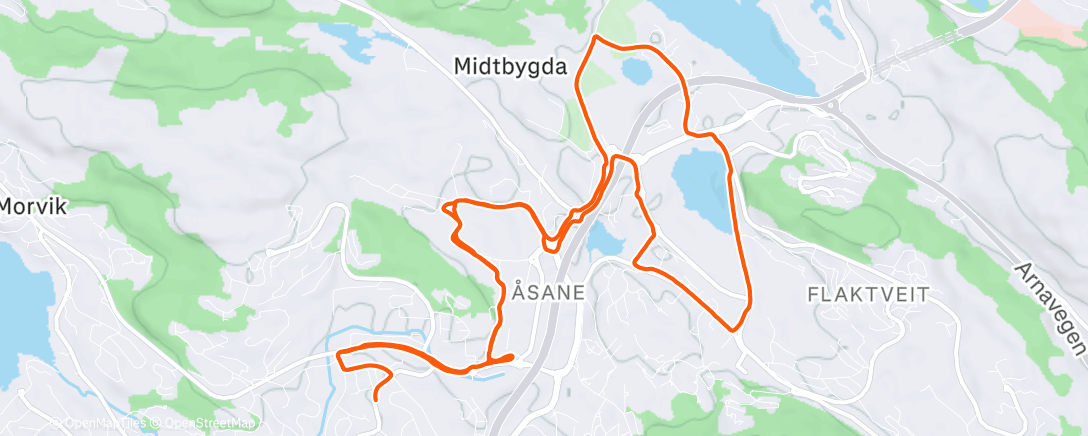 Map of the activity, Rolig time 🤩