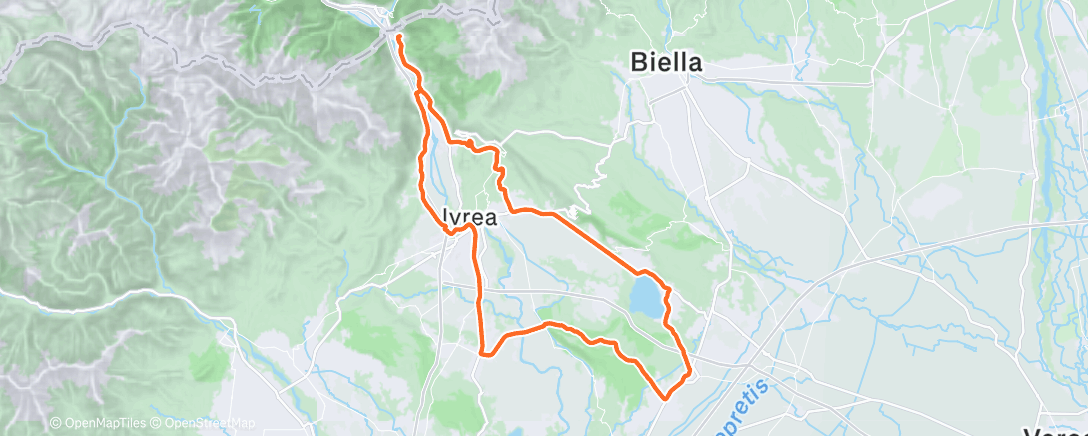 Map of the activity, Viverone 🌞