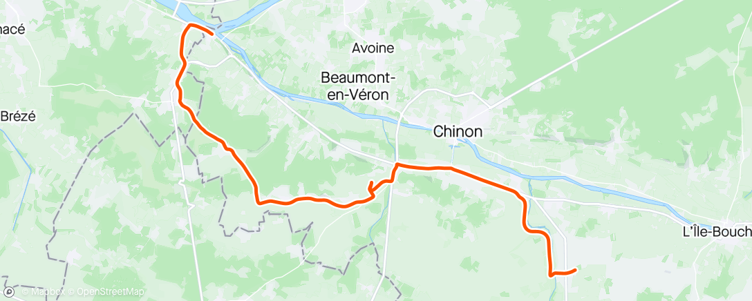 Map of the activity, Chateau du Rivau - Candes St Martin