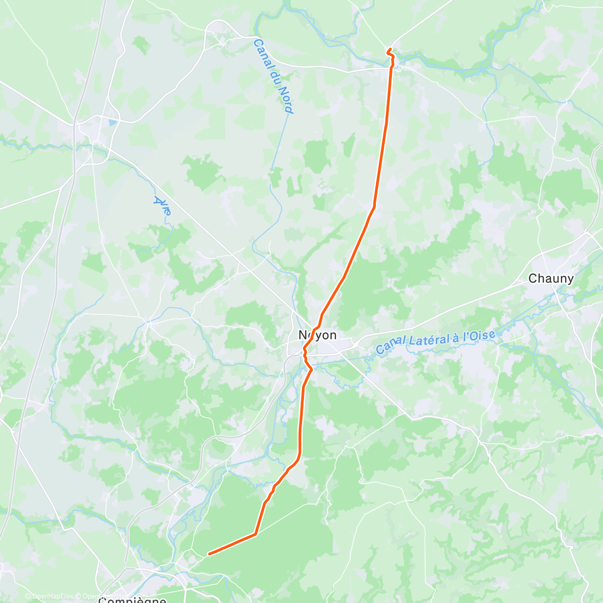 Map of the activity, ROUVY - Basic Endurance 2h