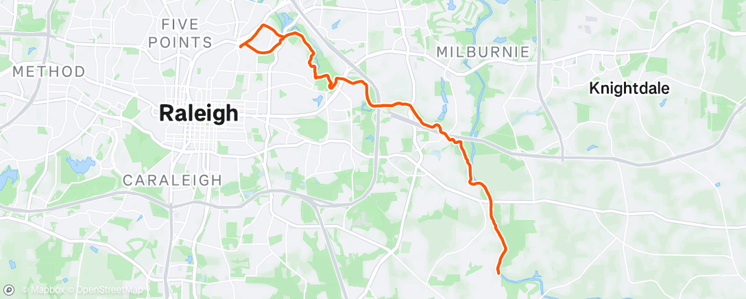 Map of the activity, Weekend Breakfast Club 🚴🏻‍♂️☕️