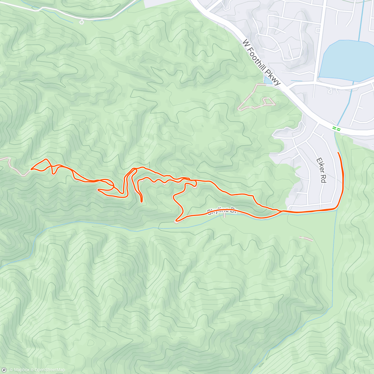 Map of the activity, Skyline Shortcuts with Cooper