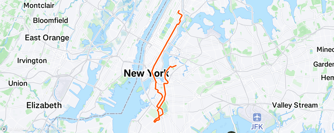 Map of the activity, Into the wind!