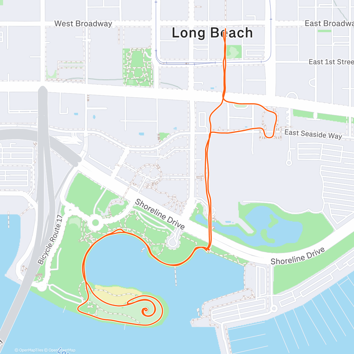 Карта физической активности (GroupRun #3: LB)