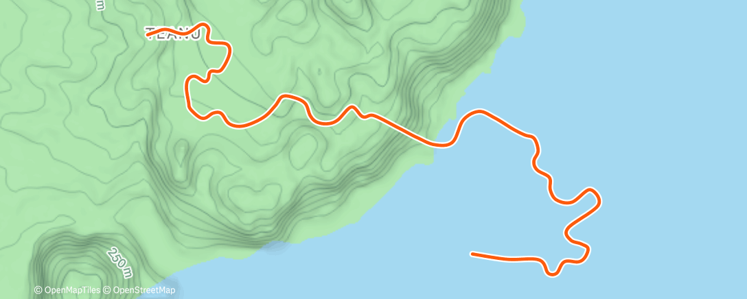 Map of the activity, Zwift - Hill + Tempo #3 on Tempus Fugit in Watopia