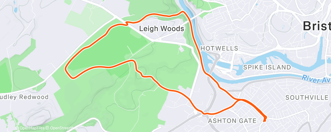 Map of the activity, Long live the caf run