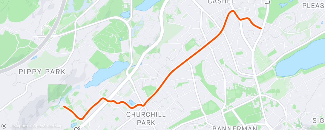 Map of the activity, Morning Commute