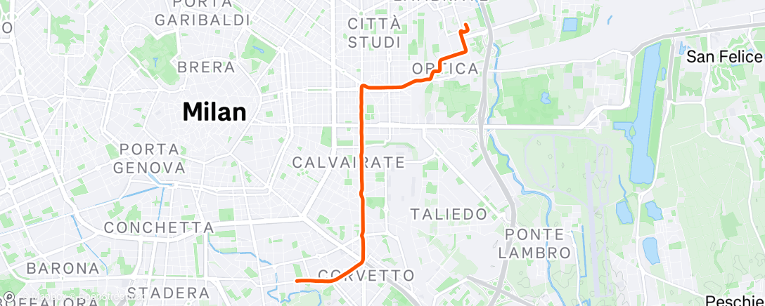 Map of the activity, Morning Commute