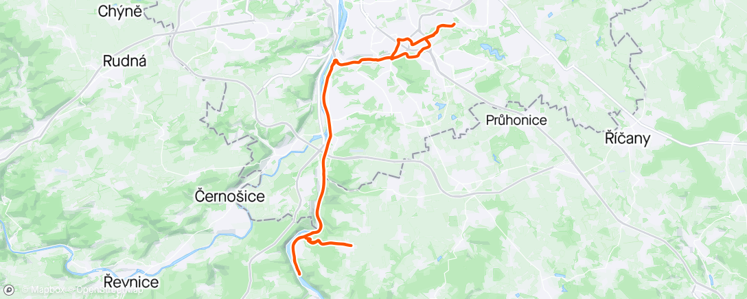 Map of the activity, 20 dnů pro Paraple