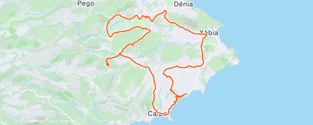 Map of the activity, Day 1 lactate testing 📈