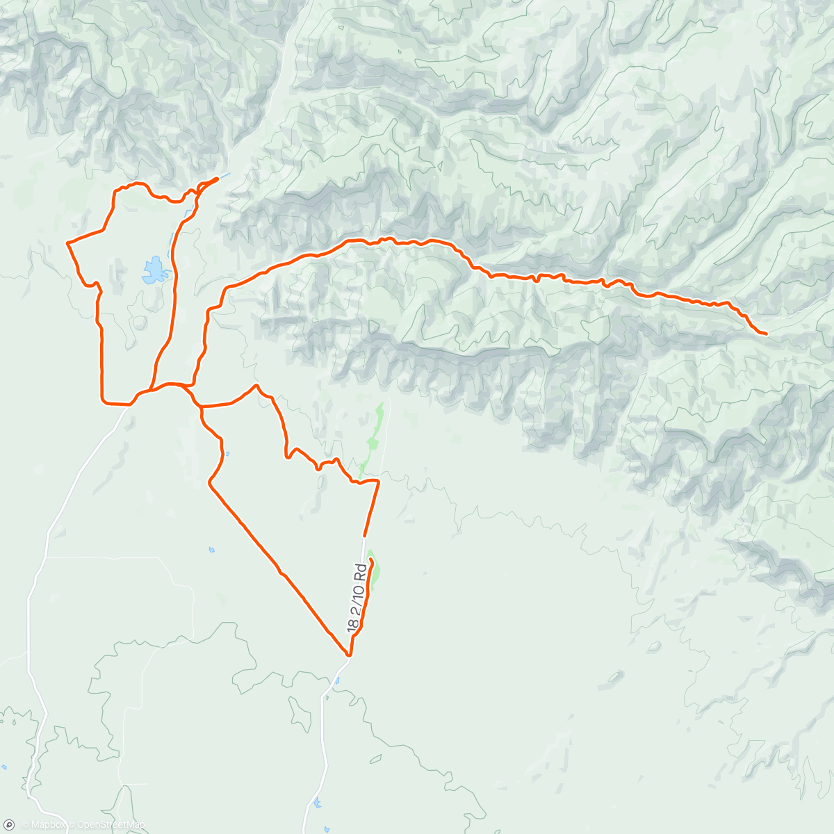 Map of the activity, Dirty Edge Gravel Race