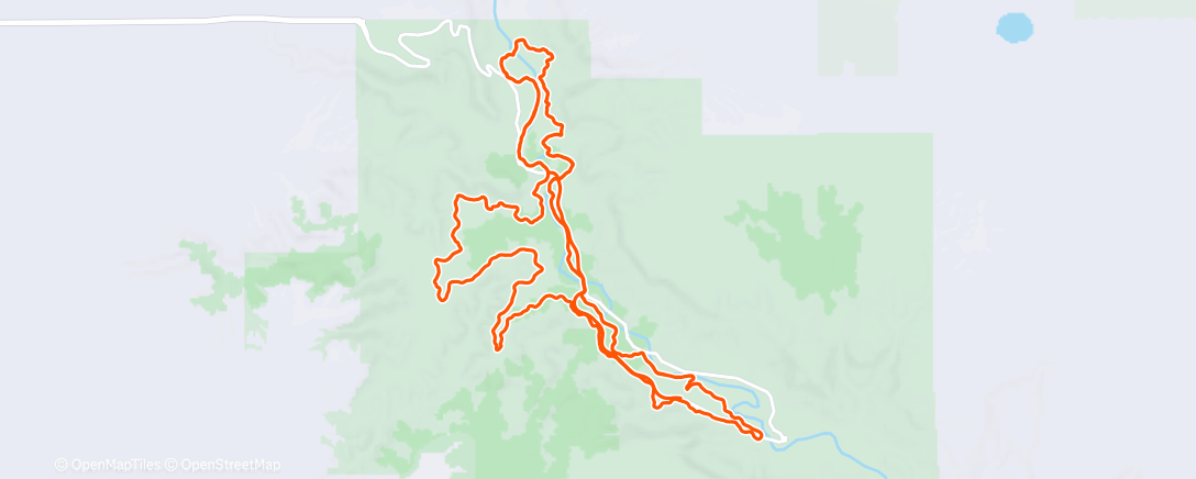 Map of the activity, Morning Ride
