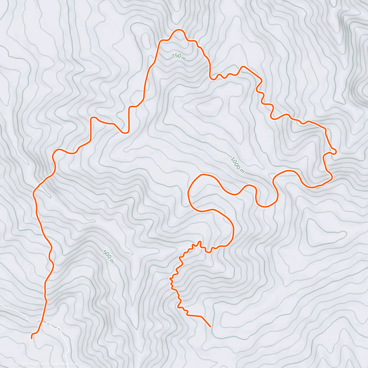 Map of the activity, Zwift - 3. Five Bumps Down on Douce France in France