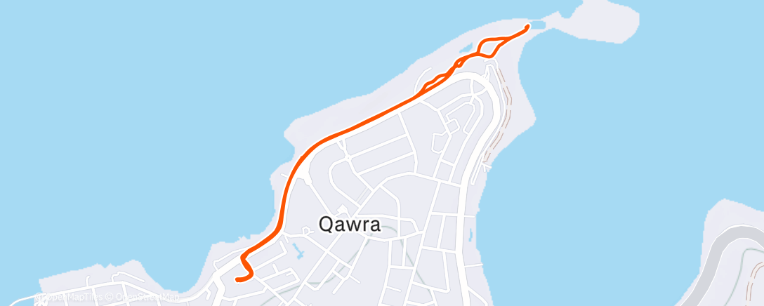 Map of the activity, Lunch Hike