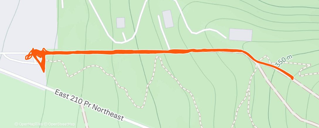 Map of the activity, Climb 89