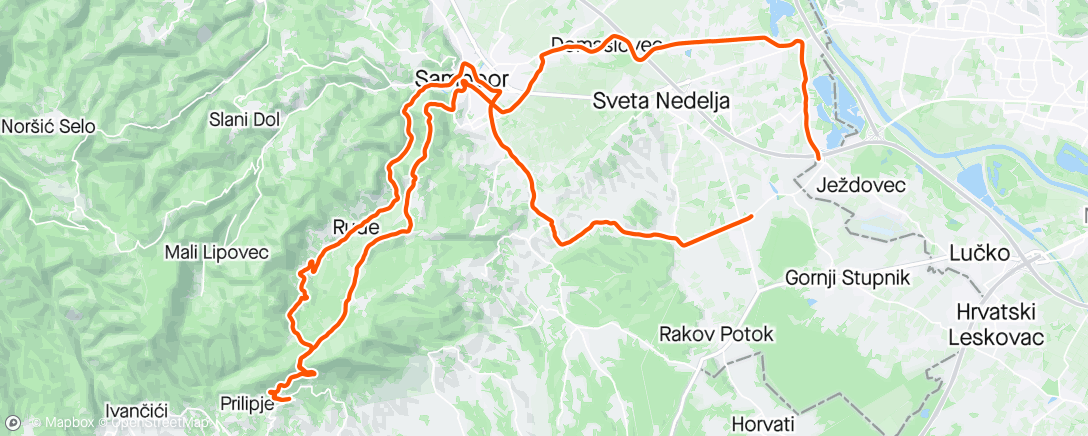 Map of the activity, Plešivica jedna strana, druga strana