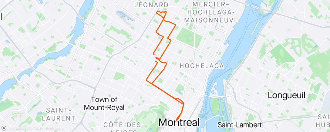 Mapa da atividade, Commute