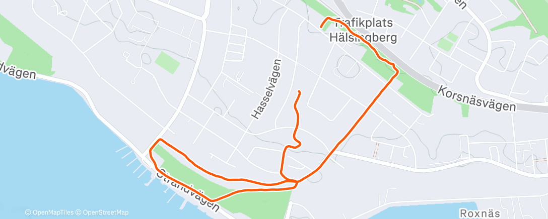 Map of the activity, Lunch Run 🌞