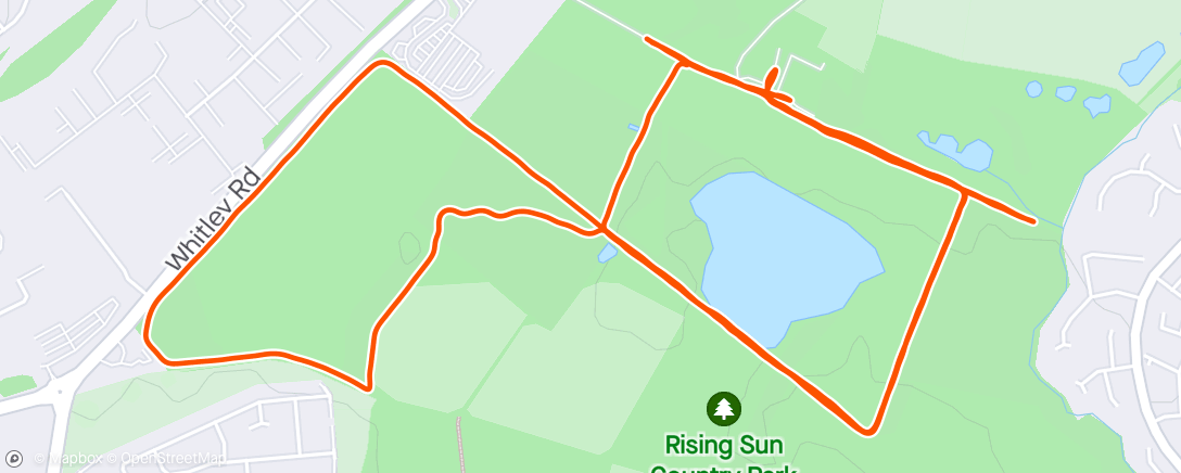 Map of the activity, R is for Rising Sun