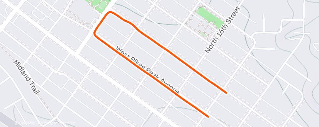 Map of the activity, Marche le midi