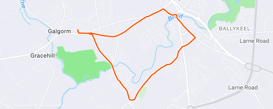 Map of the activity, Stroll with the old man