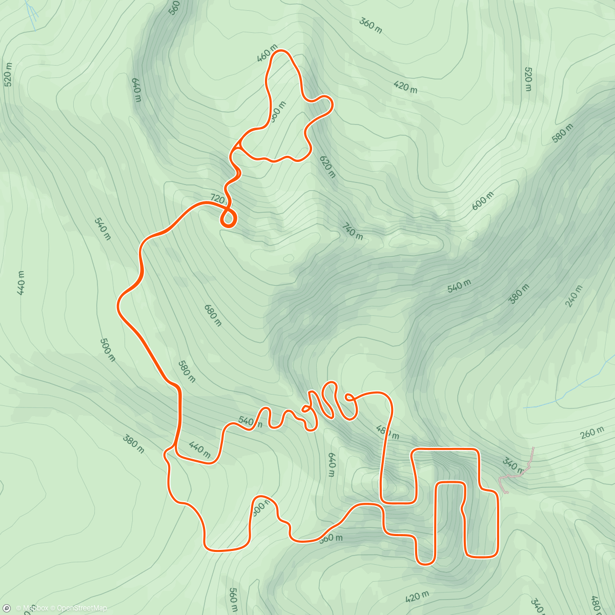 Карта физической активности (Zwift - Race: Stage 4: Fresh Outta 24 - BRAEk-fast Crits and Grits (D) on BRAEk-fast Crits and Grits in Scotland)