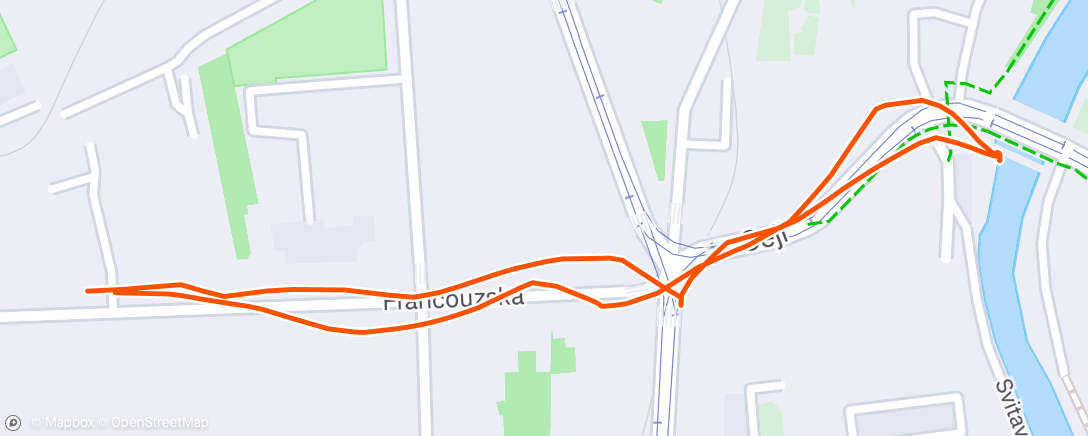 Carte de l'activité Afternoon Run