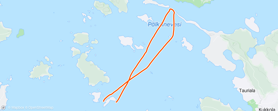 Map of the activity, Pälkäneveel
