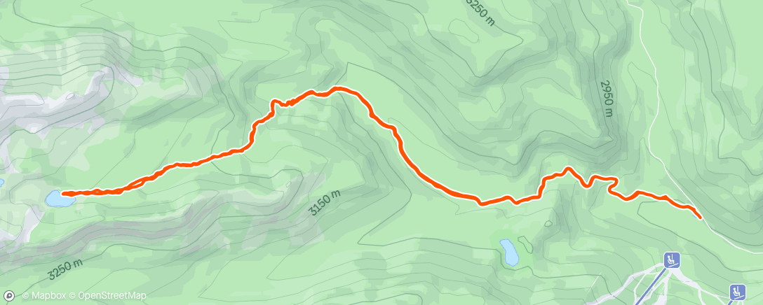 Map of the activity, Woodland Lake