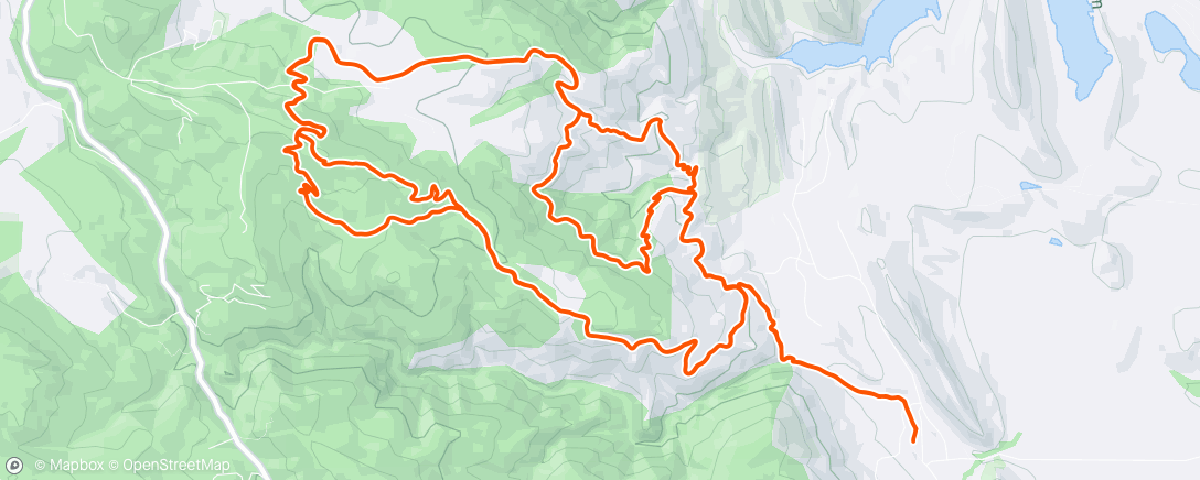 Mapa da atividade, Morning E-Mountain Bike Ride - perfect for a rest day