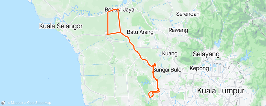 Map of the activity, Bestari Jaya