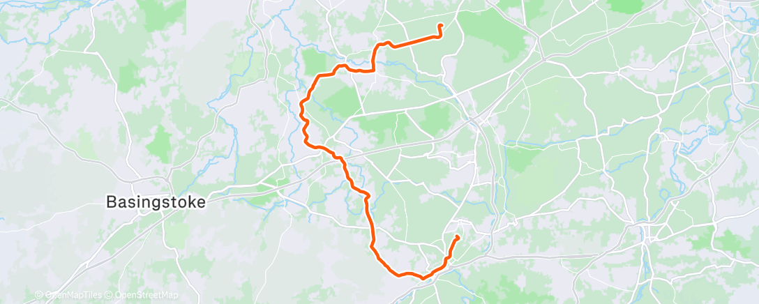 Карта физической активности (Morning Ride)