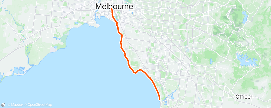Map of the activity, Commute 🏡 💨 🚴‍♂️