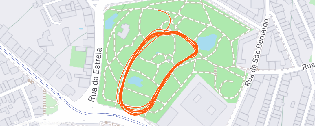 Map of the activity, Night Run