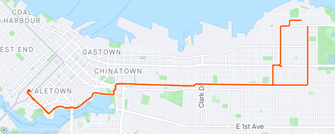 Карта физической активности (Commute)