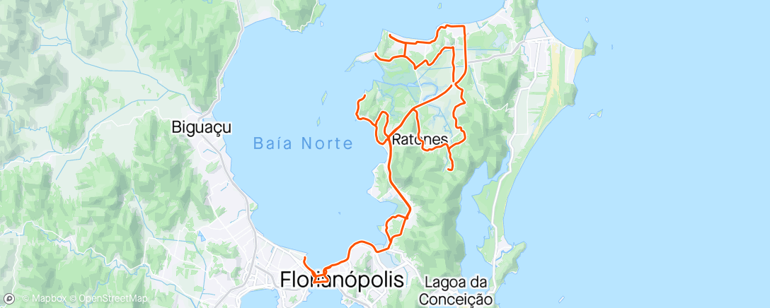 Map of the activity, Domingo..🚴🙏