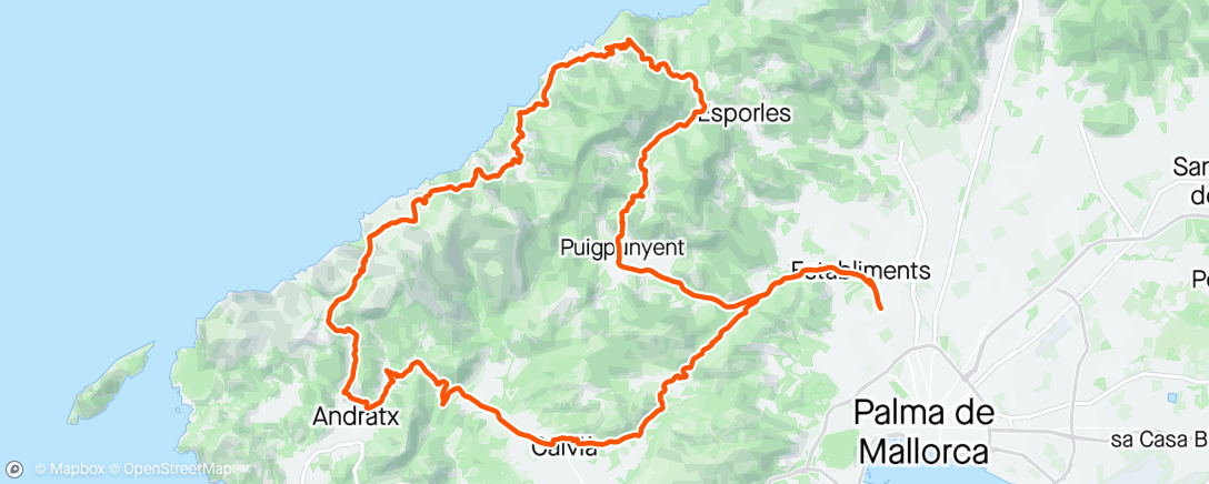 Map of the activity, 🔃🚴‍♂️😍