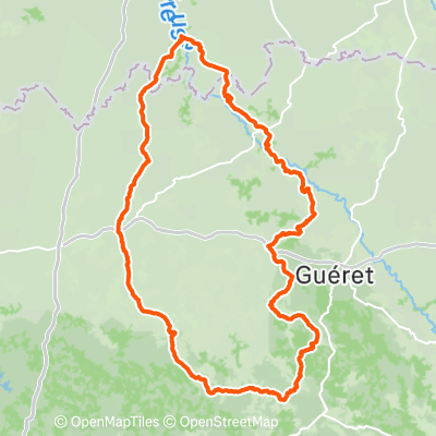 Stage Eguzon Dimanche | 162.4 km Cycling Route on Strava