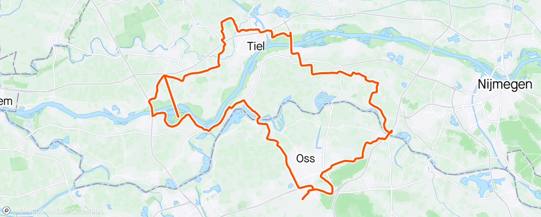 Map of the activity, 3 Zussen in Meteren