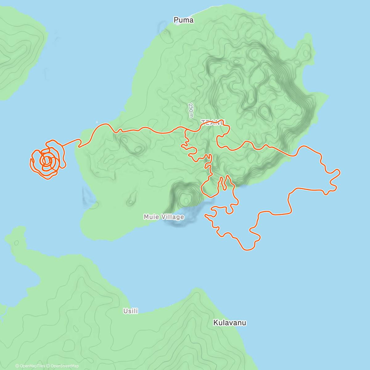 Map of the activity, Zwift - Whole Lotta Lava in Watopia