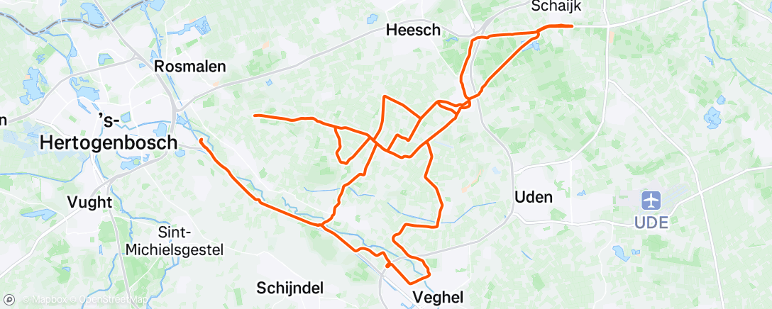 Map of the activity, Als vanouds 🔀↪️⤵️↩️⤴️