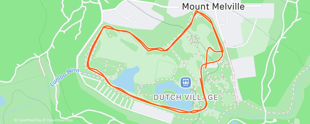 Map of the activity, West Links parkrun